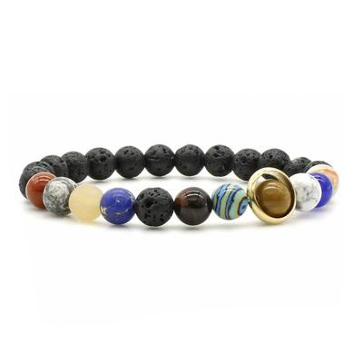 European and American Trendy Galaxy Bracelet - Eight Planets and Starlit Sky Design