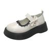 Fashion 2025 New Fashion Lace Women's Pumps Spring Autumn Mary Jane SHOES Sweet Butterfly Knot Platform Casual Lolita Ladies Shoes