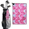 Magnetický golfový ručník se silným magnetem z mikrovlákna Waffle Golf Bag Ručník Potištěný golfový ručník Čistič golfových míčků