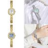 Sunflower Womens Fashion Watch With Quartz Movement Rhinestone Decor For Elegant Ladies