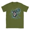 Frutiger Aero Cat Retro TShirts for Men  Hipster Cotton Tee Shirt Crewneck Short Sleeve T Shirt Printed Clothes