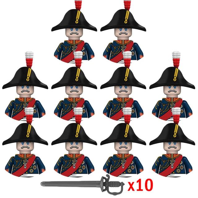 Kids Building Blocks Toy Napoleonic Wars Military WW2 Mini Dolls Soldier Duke Medieval Knights Officer Model Toy wholesale store