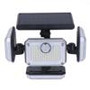 Solar Outdoor Street Light 4 Rotating Head Flexible Foldable IP64 Heat Resistant Home Solar Lamp