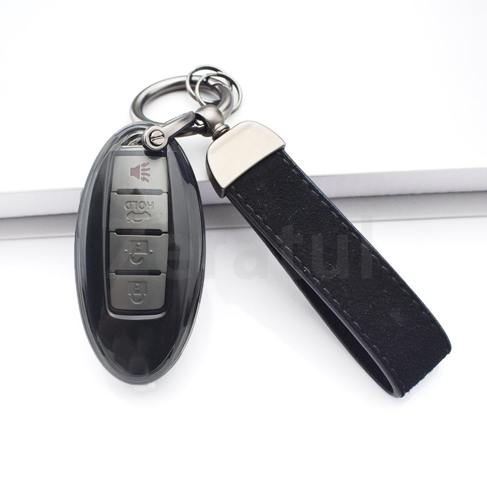 For Nissan Qashqai Juke J10 J11 X-Trail T32 T31 Kicks Tiida Pathfinder Note For Infiniti Tpu Car Remote Key Cover Case Shell Fob