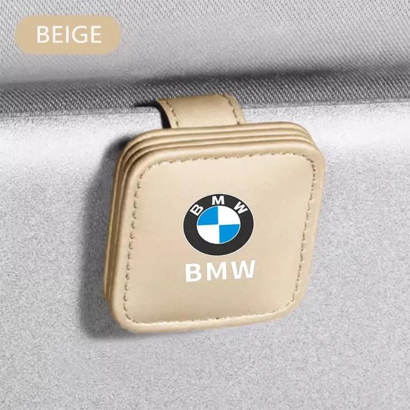 

2025 Hot Car Glasses Holder Sunglasses Clip Eyeglass Case Card Clip Auto Accessories For BMW M M3 M5 X1 X3 X5 X6 E90 E91 E92 E93