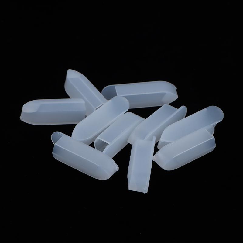 10ks Clear Dead Skin Clip Sleeve Kryt kleští Ochranný návlek na nehtovou kůžičku Nůžky Manikúra Dead Skin Pinzeta Čepice