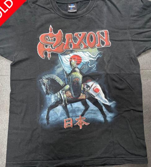 SAXON rock music tour concert short sleeve black shirt KV38323 Unisex T-Shirt L