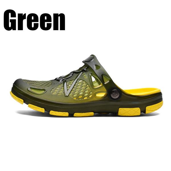 

Мужские повседневные летние дышащие сандалии, сандалии на плоской подошве, пляжная обувь, болотные сандалии, оригинальная модная обувь 38