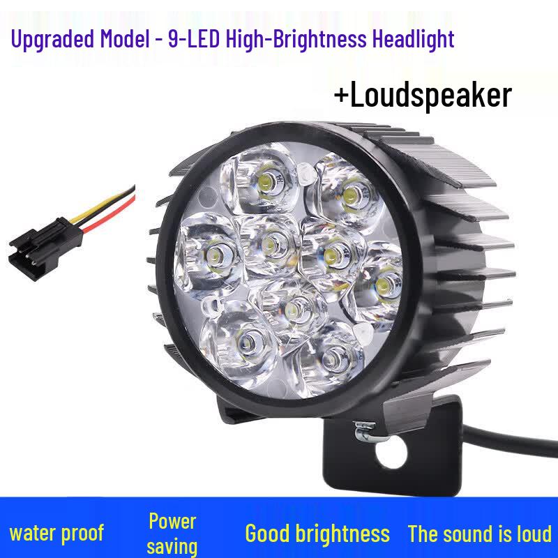 Moufook LED Headlight & Horn Combo