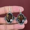 Faceted Smoky Quartz Earring Natural Gemstone Earring 925 Sterling Silver Earrings Handmade Jewelry Unique Earring Silver Jewelry For Gifts