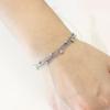 Kwaliteit Sieraden Klassiek Vrouwen Cadeau Waterdicht Duurzaam Niet-vervagend Metaal Roestvrij Staal Dubbele Rij Kralenketting Prachtige Armbanden