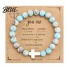 Comfortable Bracelet Women Elastic Rope Natural Stone Beads