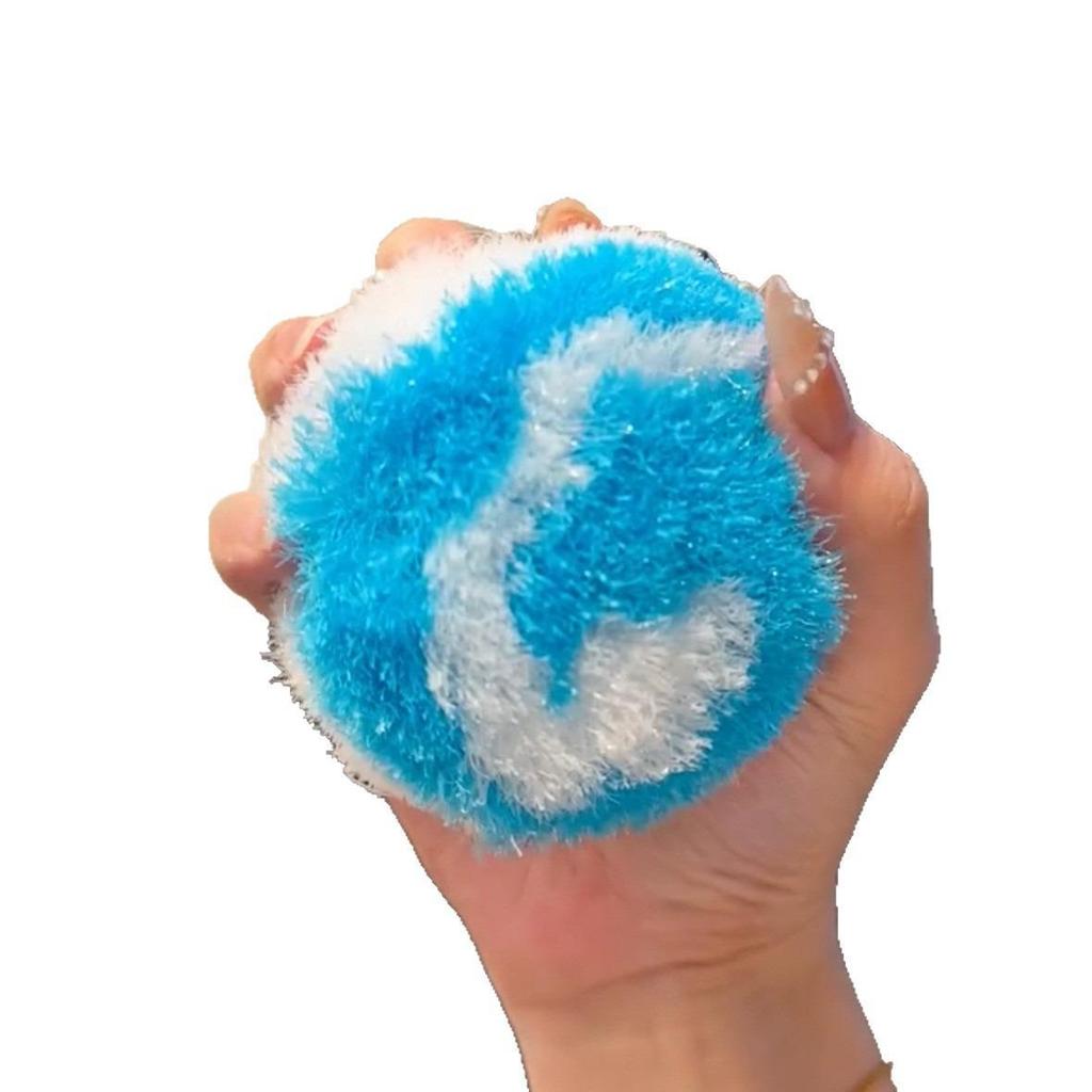 Multi-Purpose Cleaning Ball and Brush for Sink, Bathtub, and Vanity
