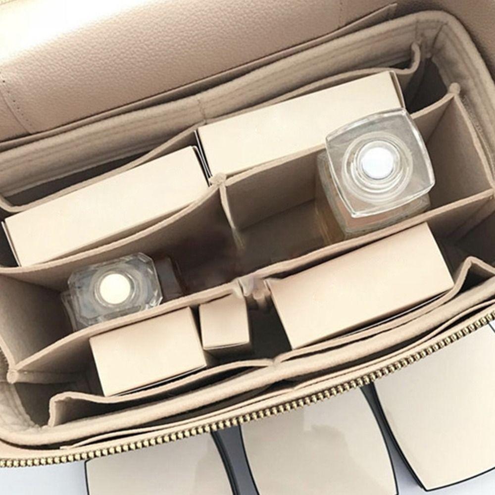 Felt Handbag Insert Bag Storage Organization Purse Liner Bag Support Portable Internal Bag for LV Nice Nano/Mini/BB/Vanity