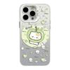 Silver Cartoon Phone Case for iPhone 13/14/15ProMax/16Pro/17