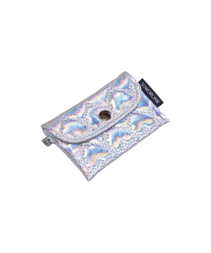 Soworlian Simple Card Wallet_Aurora Silver