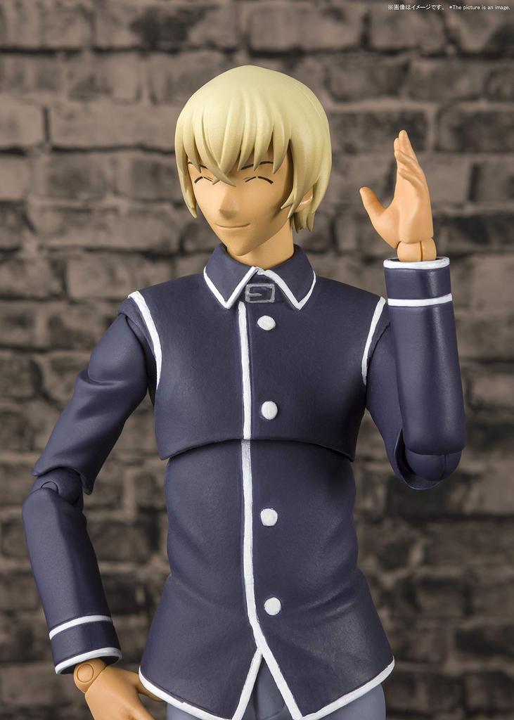 TAMASHII NATIONS Detective Conan Toru Approximately PVC Painted Action Figure S.H.Figuarts Amuro, 160mm,