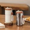 450Ml Thermos Bottle Smart Display Temperature Stainless Steel Vacuum Cup Office Coffee Cup Business Portable Thermal Mug