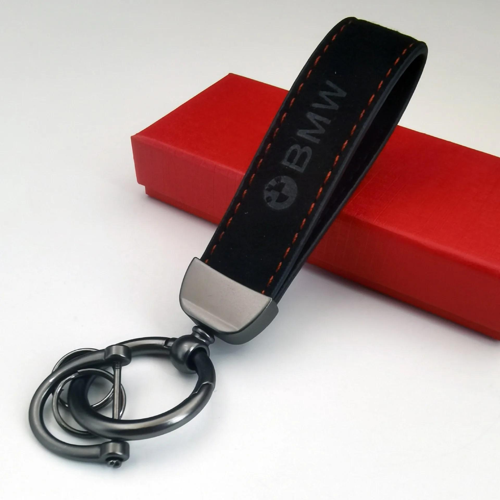 

Car Sticker Hot 2025 Leather Car LOGO Keychain Emblem Keyring Pendant For BMW E46 E39 E90 E60 E36 F30 F10 E34 E30 F20 E92 M3 M4 for BMW M