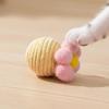 6Pcs Colorful Cat Toy Balls Cute Flower Cat Ball with Bell Kitten Chew Toy Jingle Ball for Biting Rolling Indoor Cat Entertainment