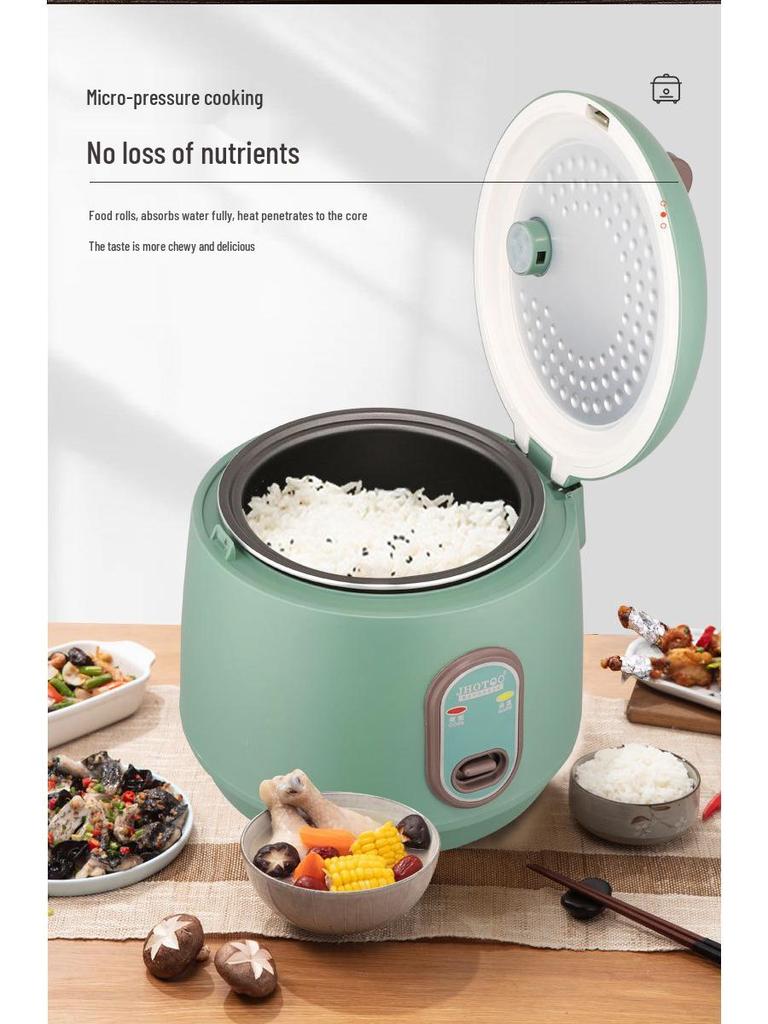 Premium Mini Smart Rice Cooker for 1-7 People - Non-Stick, Ideal for Home & Gifts