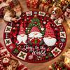Stain Resistant 3D Illusion Rug Crystal Velvet Festive Area Mat  Home Decoration