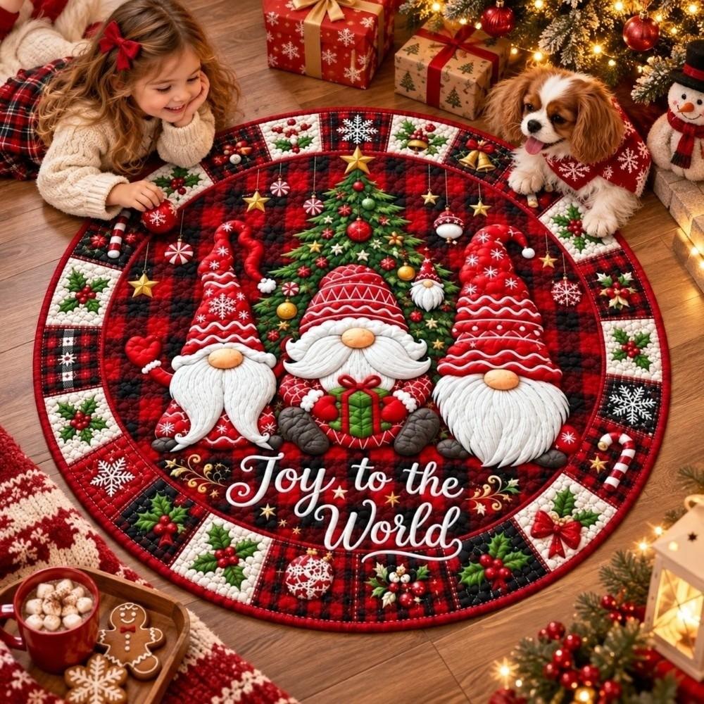 Stain Resistant 3D Illusion Rug Crystal Velvet Festive Area Mat  Home Decoration