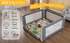 Areden Playpen Baby Washable and Space Suitable for Indoors and Safety Play Easy To Gray 4 Fence, Fence, Easy, Washable, Foldable, Saving, Outdoors,