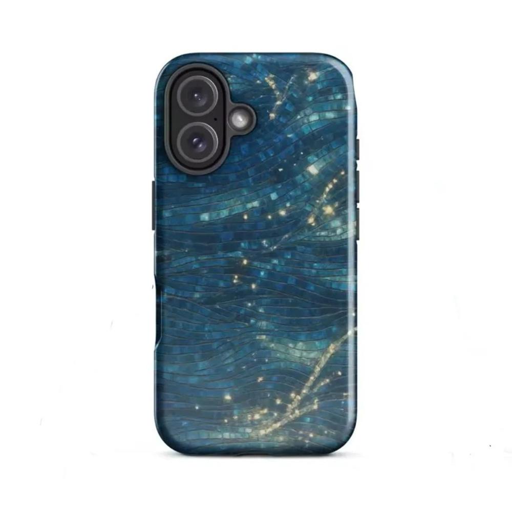

Luxury Clmj Stars Dolphin Sun Phone Case for iPhone 17 16 15 14 13 12 11 X XS XR Air Pro Max Plus Double-layer Back Cover iPhone 17 Pro