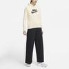 Nike Sportswear Essential Knit Logo Print Hoodie Women Tops Coconut-Milk BV4127-113