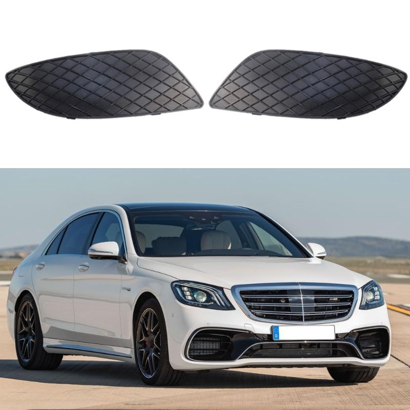 1 Pair Front Bumper Fog Light Cover Grille 6368850074 6368850174 for W636 W639 Daytime Running Light Cover Car Accessory