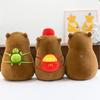 Snot Kapibara Plush Toy Stretch Fries Turtle Backpack Capybara Doll Doll Pillow