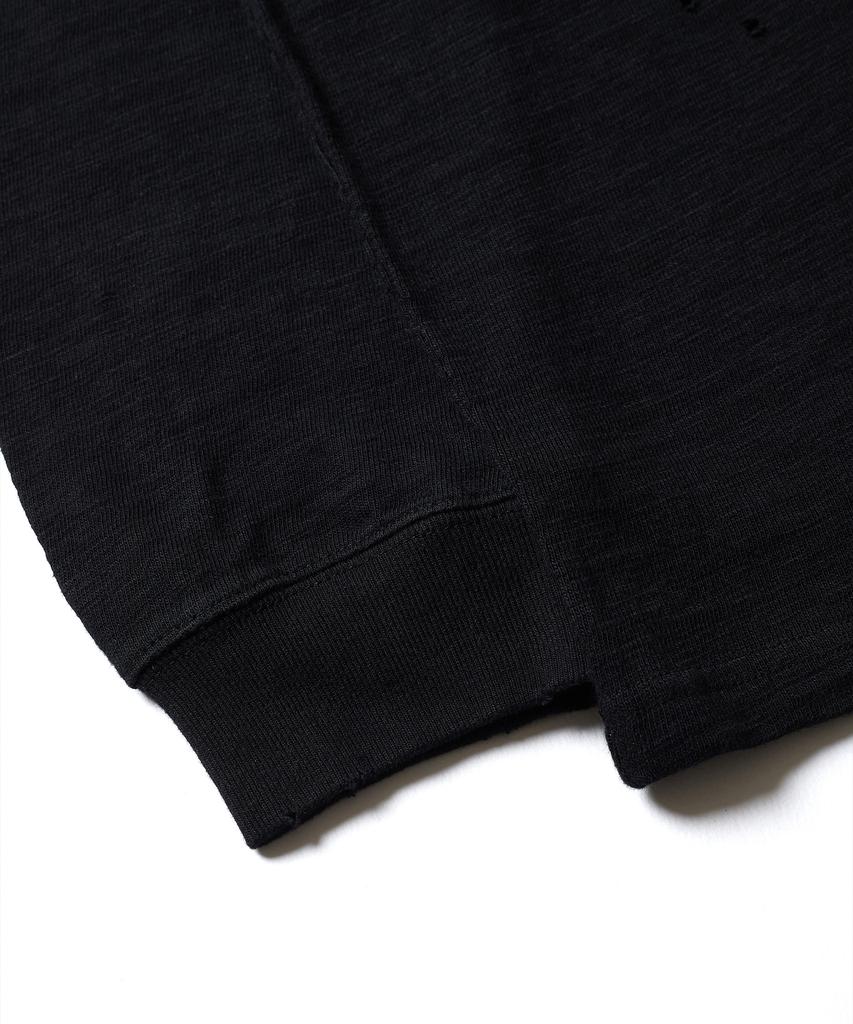 ESFAI Worn Slub L/S T-Shirt (Black)