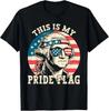 This Is My Pride Flag Shirt 4th Of July Patriotic America US Flag Unisex T-Shirt Unisex T-Shirt