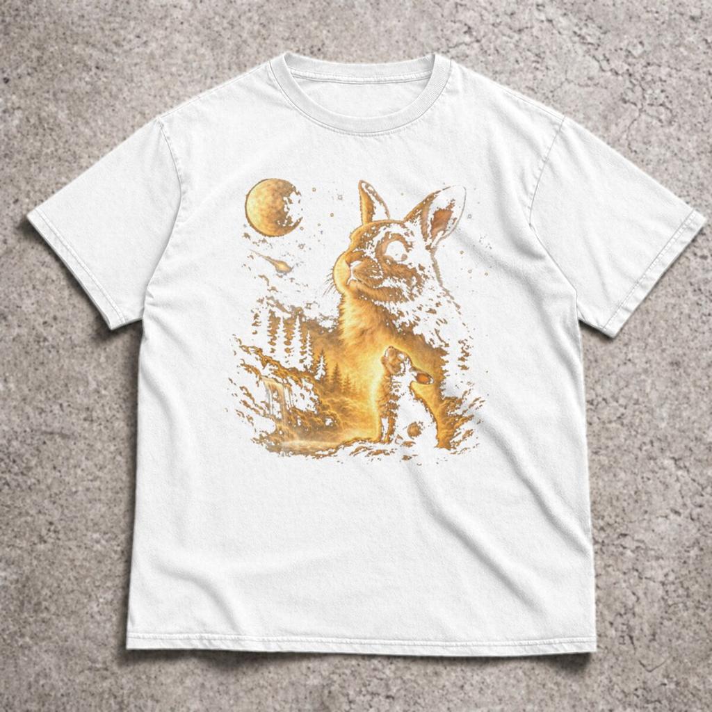 Vintage 90S Animal Graphic T Shirts for Men Women Streetwear Short Sleeve ONeck Tops Vintage Design Classic Tops Tees