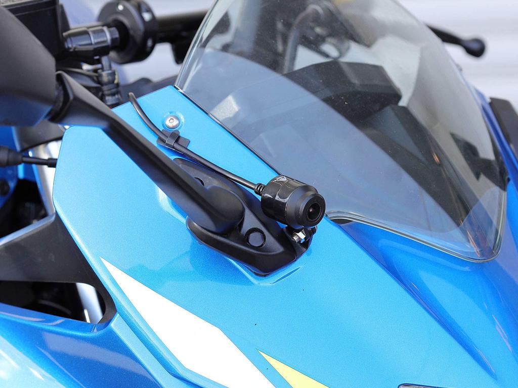 Kijima Motorradteile Stay Drive Recorder Vorne und Hinten Set Stahl Gixxer SF250 Schwarz Vorne/Hinten ('20-) 304-5186