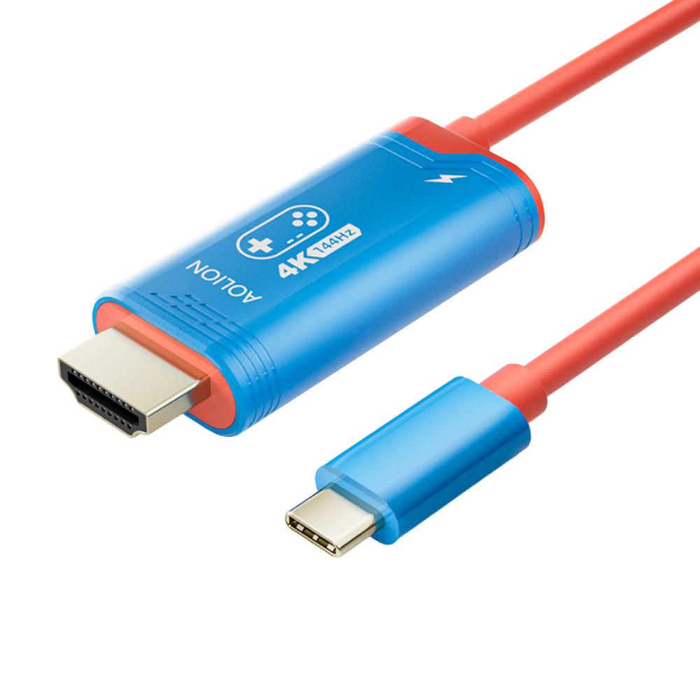 2M 4K 60/144HZ HDMI-Compatible Connector Universal Game Console TV Docking Station Projection Cable for Nintendo for Switch
