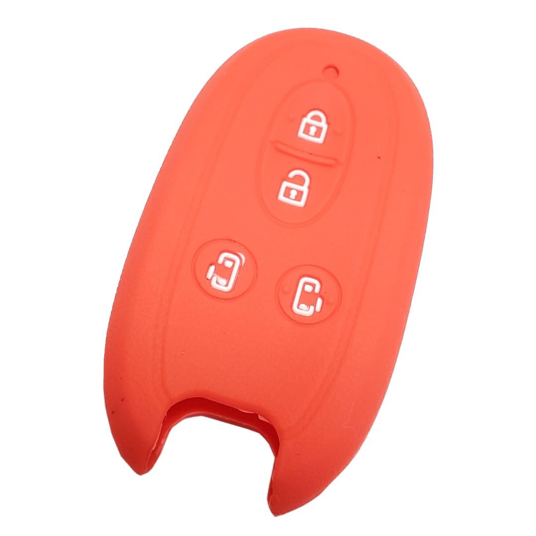 Suzuki Compatible Key Cover Smart Key Cover Red 4 Button красный