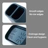 Chopsticks Storage Holder Box Double Grids Fork Spoons Countertop Tableware Organizer Draining Household Shelf