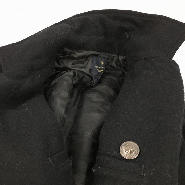 Nano universe Thermolite Gepolsterter Pea Coat Chester Blouson Schwarz Größe M Herren(GEBRAUCHT)