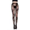 Thin Silk Stockings, All-season Long Stockings, Silk Stockings with Rose Pattern, Hollowed-out European and American Style Socks3119