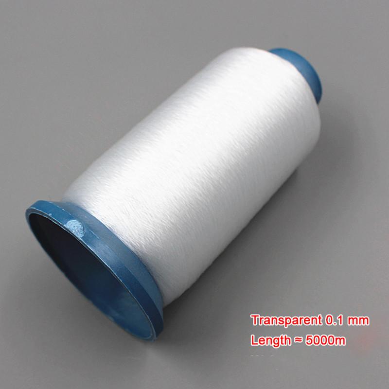 4500 Metros Linha Transparente para Máquina de Costura Para Apliques Costurados à Mão Gola Mesa Linha de Nylon Invisível Acessórios de Costura