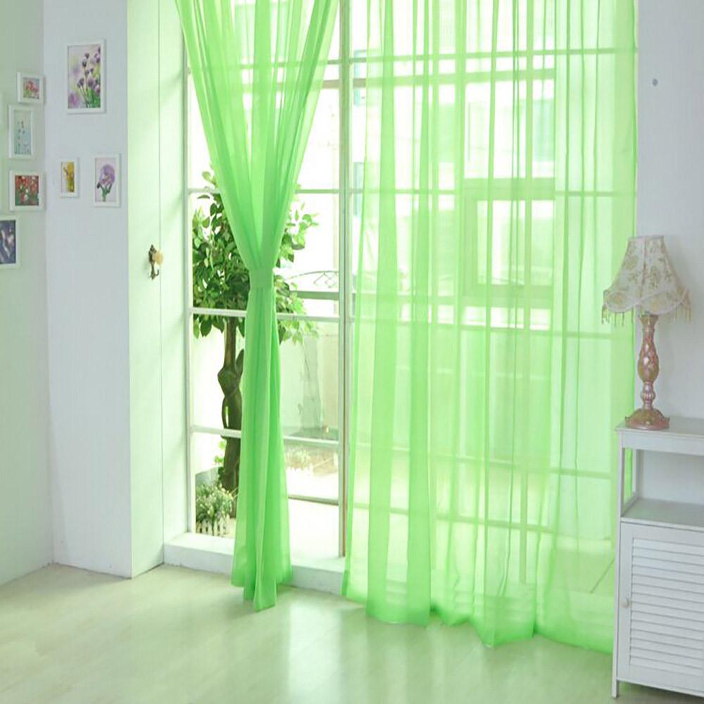 1Pcs 100*200cm Transparent Window Screens Lightweight Semi-see-through Curtains Perforations Suitable for Living Rooms Bedrooms