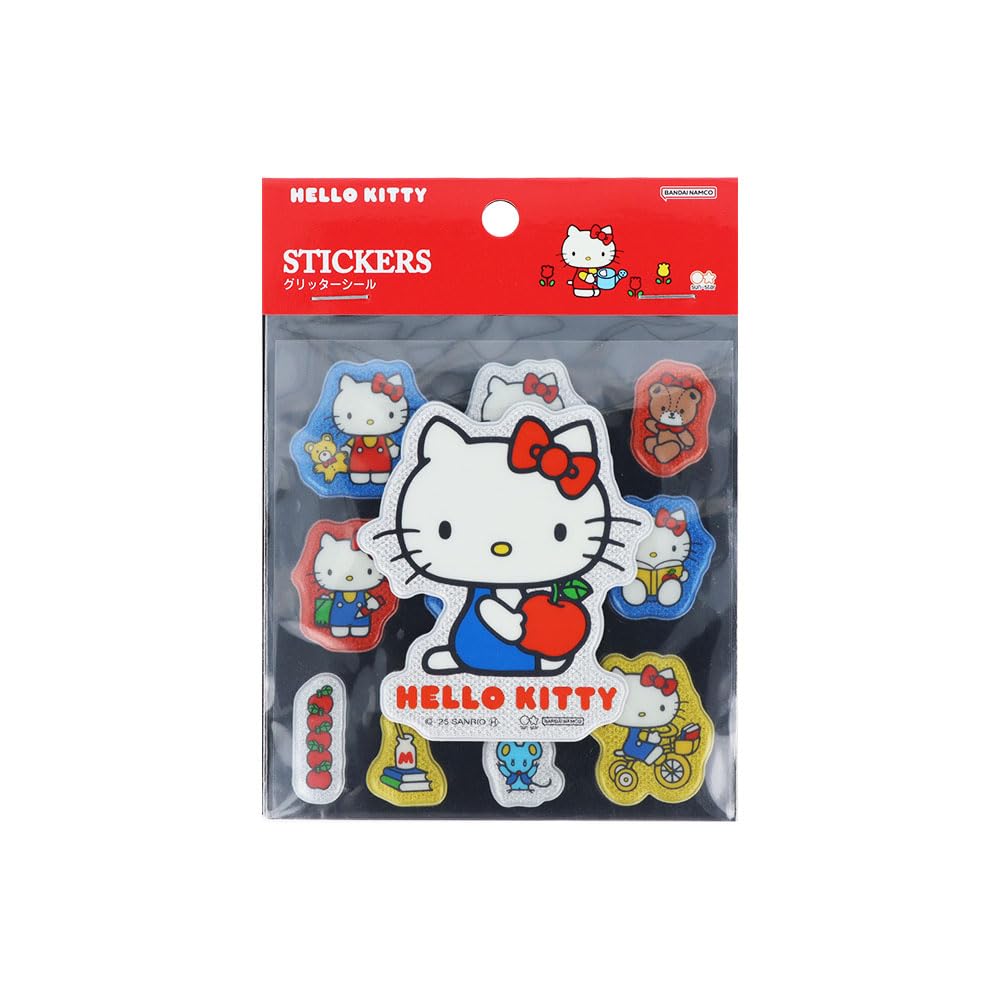Stationery Sanrio Character Glitter New Life Collection Hello S8813213 Sun-Star Stickers, Kitty,