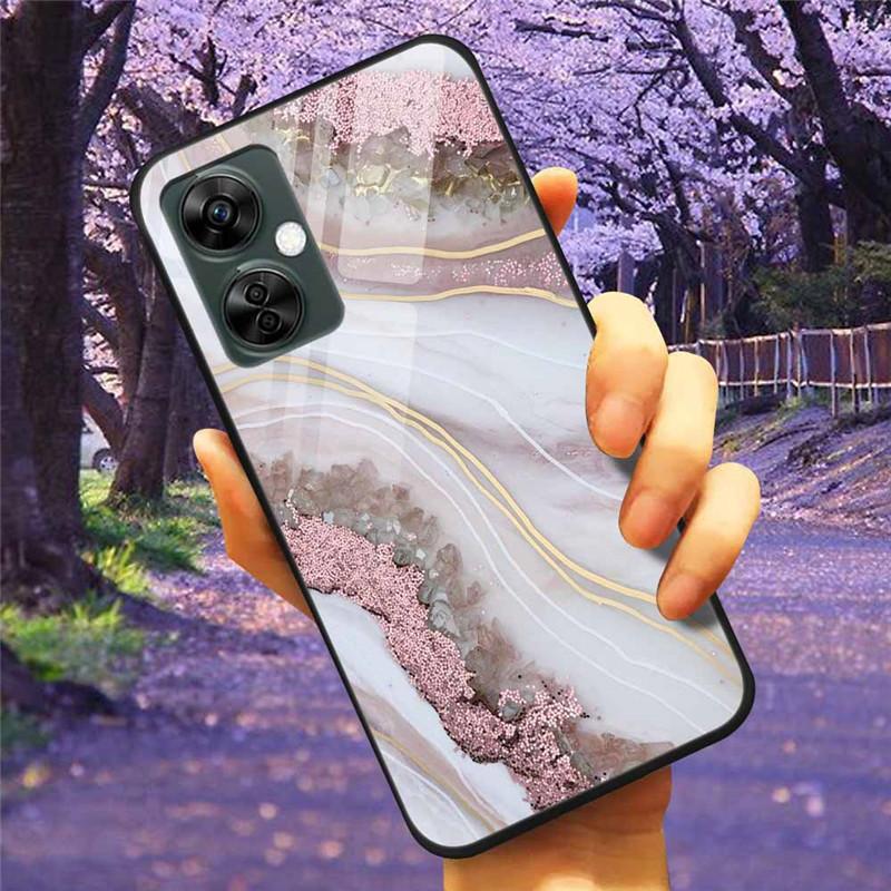 For OnePlus Nord CE 3 Lite 5G Case Tempered Glass Hard Cover Soft Bumper for One Plus Nord CE3 Lite N30 Phone Shell Capa CE3Lite