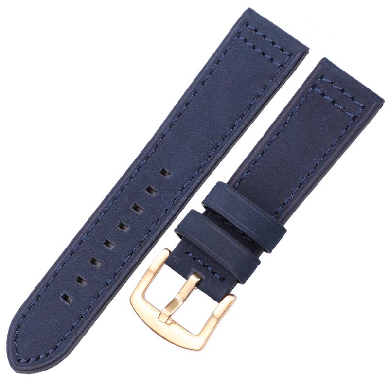 

Cowhide Watchbands 18 20 22 24mm Women Men Quick Release for Samsung Gear S3 Genuine Leather Vintage Watch Band Strap 24mm