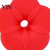 Elastic Hummingbird Feeder Nozzle 4PCS Replacement Parts, Simulated Red Flowers Shape, Universal Tool-free Repair Fit Silicone Waterproof Bird