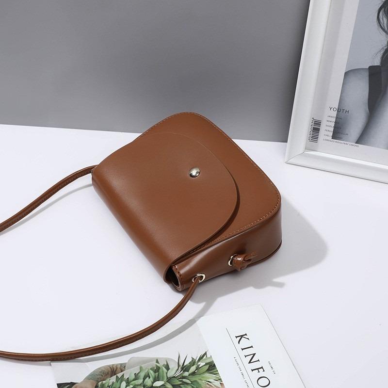 Small bag women's new trendy fashion leather messenger bag women's shoulder small square bag luggage