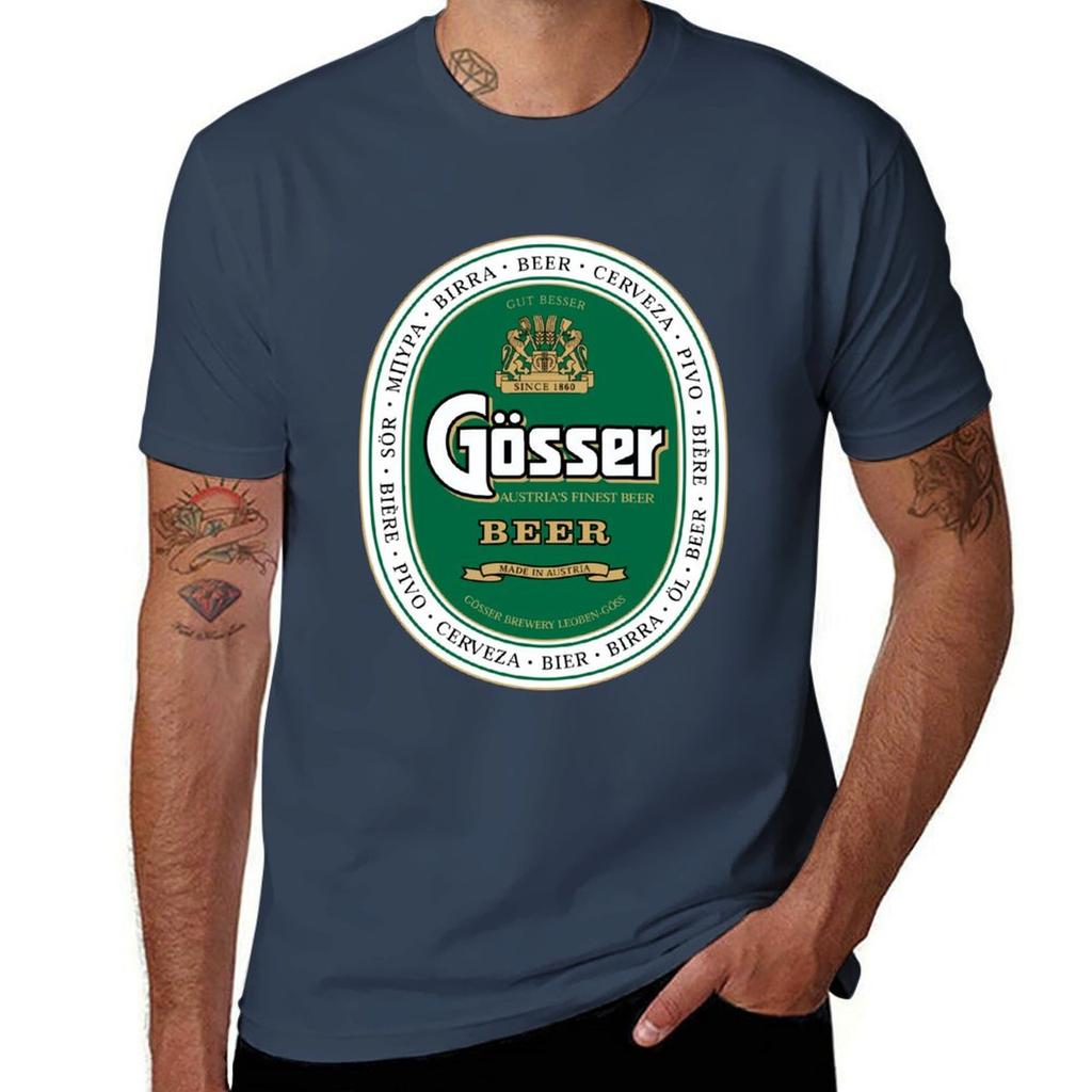 Gosser Brewing Tshirt Basic Plain Tee For Spring And Summer