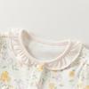 DAVE & BELLA Baby Girl Flower Print Knit Romper